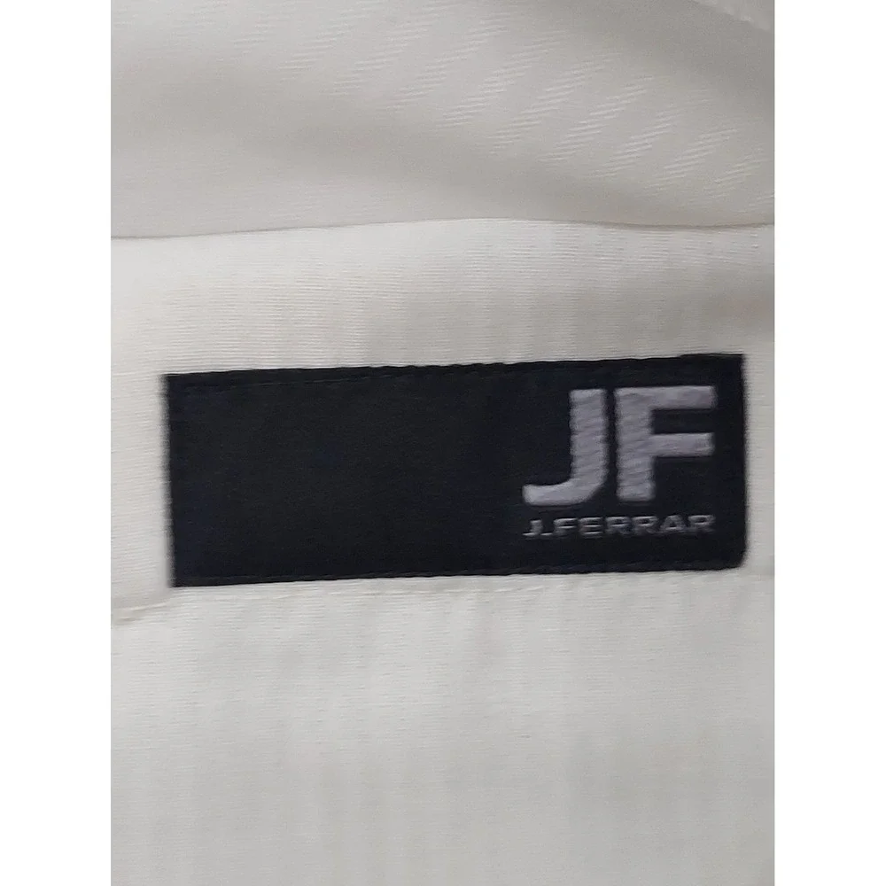 J Ferrar Linen Blend Pants Men 30x32 Beige Textured Trouser Dress Flat Front New